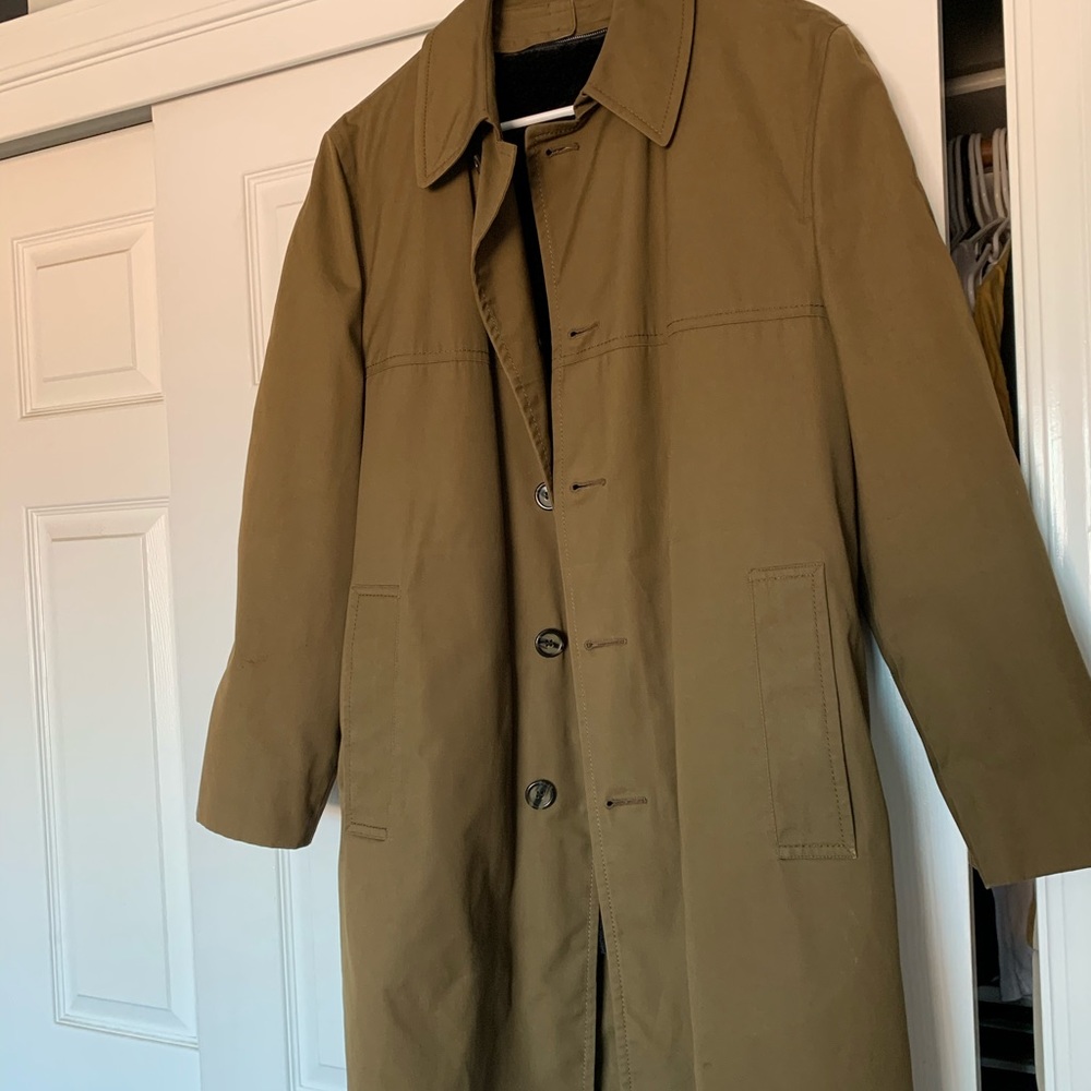 London fog jacket size 38 tan